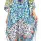 Sakkas Kristy Long Tall Lightweight Caftan Dress / Cover Up With V-Neck Jewels