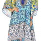 Sakkas Kristy Long Tall Lightweight Caftan Dress / Cover Up With V-Neck Jewels