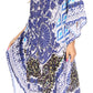 Sakkas Kristy Long Tall Lightweight Caftan Dress / Cover Up With V-Neck Jewels