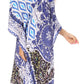 Sakkas Kristy Long Tall Lightweight Caftan Dress / Cover Up With V-Neck Jewels