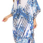 Sakkas Kristy Long Tall Lightweight Caftan Dress / Cover Up With V-Neck Jewels