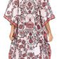 Sakkas Kristy Long Tall Lightweight Caftan Dress / Cover Up With V-Neck Jewels