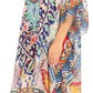 Sakkas Kristy Long Tall Lightweight Caftan Dress / Cover Up With V-Neck Jewels