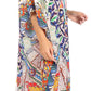 Sakkas Kristy Long Tall Lightweight Caftan Dress / Cover Up With V-Neck Jewels