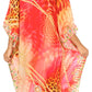 Sakkas Kristy Long Tall Lightweight Caftan Dress / Cover Up With V-Neck Jewels