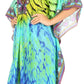 Sakkas Kristy Long Tall Lightweight Caftan Dress / Cover Up With V-Neck Jewels