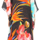 Sakkas Kristy Long Tall Lightweight Caftan Dress / Cover Up With V-Neck Jewels