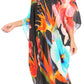Sakkas Kristy Long Tall Lightweight Caftan Dress / Cover Up With V-Neck Jewels