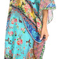 Sakkas Kristy Long Tall Lightweight Caftan Dress / Cover Up With V-Neck Jewels