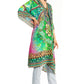 Sakkas Kristy Long Tall Lightweight Caftan Dress / Cover Up With V-Neck Jewels