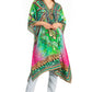 Sakkas Kristy Long Tall Lightweight Caftan Dress / Cover Up With V-Neck Jewels