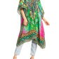 Sakkas Kristy Long Tall Lightweight Caftan Dress / Cover Up With V-Neck Jewels