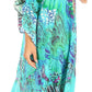 Sakkas Kristy Long Tall Lightweight Caftan Dress / Cover Up With V-Neck Jewels