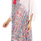 Sakkas Kristy Long Tall Lightweight Caftan Dress / Cover Up With V-Neck Jewels