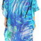 Sakkas Kristy Long Tall Lightweight Caftan Dress / Cover Up With V-Neck Jewels