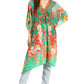 Sakkas Kristy Long Tall Lightweight Caftan Dress / Cover Up With V-Neck Jewels