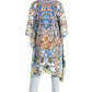 Sakkas Kristy Long Tall Lightweight Caftan Dress / Cover Up With V-Neck Jewels