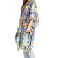 Sakkas Kristy Long Tall Lightweight Caftan Dress / Cover Up With V-Neck Jewels