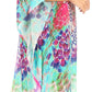 Sakkas Kristy Long Tall Lightweight Caftan Dress / Cover Up With V-Neck Jewels