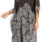 Sakkas Kristy Long Tall Lightweight Caftan Dress / Cover Up With V-Neck Jewels