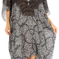 Sakkas Kristy Long Tall Lightweight Caftan Dress / Cover Up With V-Neck Jewels