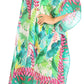 Sakkas Kristy Long Tall Lightweight Caftan Dress / Cover Up With V-Neck Jewels