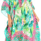 Sakkas Kristy Long Tall Lightweight Caftan Dress / Cover Up With V-Neck Jewels