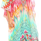 Sakkas Kristy Long Tall Lightweight Caftan Dress / Cover Up With V-Neck Jewels