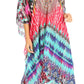 Sakkas Kristy Long Tall Lightweight Caftan Dress / Cover Up With V-Neck Jewels