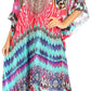 Sakkas Kristy Long Tall Lightweight Caftan Dress / Cover Up With V-Neck Jewels