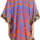 Sakkas Tallulah Wide Circle Blouse V Neck Top With Tassle Ties And Rhinestones