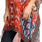 Sakkas Zeke Hi Low V-Neck Caftan Dress Printed Top Cover / Up
