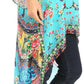 Sakkas Zeke Hi Low V-Neck Caftan Dress Printed Top Cover / Up