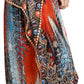 Sakkas Zeke Hi Low V-Neck Caftan Dress Printed Top Cover / Up