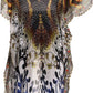 Sakkas Zeke Hi Low V-Neck Caftan Dress Printed Top Cover / Up