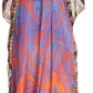 Sakkas Anahi Flowy Design V Neck Long Caftan Dress / Cover Up With Rhinestone