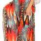 Sakkas Anahi Flowy Design V Neck Long Caftan Dress / Cover Up With Rhinestone