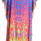 Sakkas Anahi Flowy Design V Neck Long Caftan Dress / Cover Up With Rhinestone