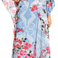 Sakkas Anahi Flowy Design V Neck Long Caftan Dress / Cover Up With Rhinestone