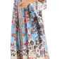 Sakkas Anahi Flowy Design V Neck Long Caftan Dress / Cover Up With Rhinestone