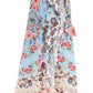 Sakkas Anahi Flowy Design V Neck Long Caftan Dress / Cover Up With Rhinestone