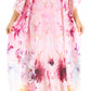 Sakkas Anahi Flowy Design V Neck Long Caftan Dress / Cover Up With Rhinestone