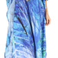 Sakkas Anahi Flowy Design V Neck Long Caftan Dress / Cover Up With Rhinestone