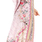 Sakkas Anahi Flowy Design V Neck Long Caftan Dress / Cover Up With Rhinestone