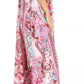 Sakkas Anahi Flowy Design V Neck Long Caftan Dress / Cover Up With Rhinestone