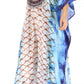 Sakkas Anahi Flowy Design V Neck Long Caftan Dress / Cover Up With Rhinestone