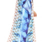 Sakkas Anahi Flowy Design V Neck Long Caftan Dress / Cover Up With Rhinestone