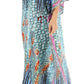 Sakkas Anahi Flowy Design V Neck Long Caftan Dress / Cover Up With Rhinestone