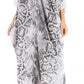 Sakkas Anahi Flowy Design V Neck Long Caftan Dress / Cover Up With Rhinestone