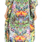 Sakkas Anahi Flowy Design V Neck Long Caftan Dress / Cover Up With Rhinestone